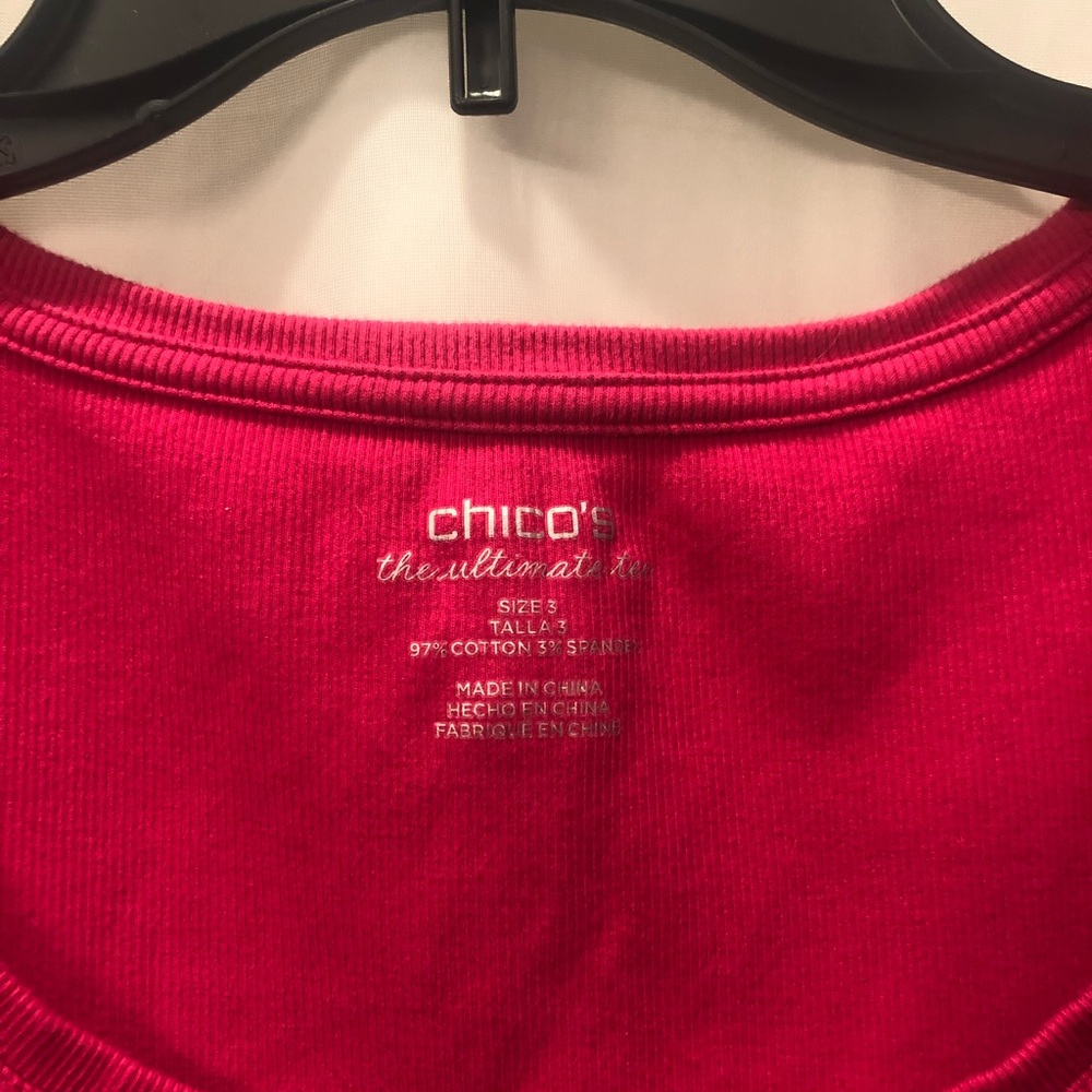 Chico's Womens Ribbed Tank - Picture 4 of 7